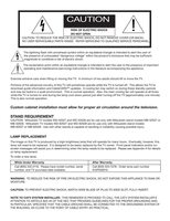 Mitsubishi WD52527 WD52528 WD62527 TV Operating Manual